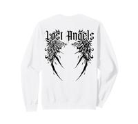 Angelo Perso con Ali Scuro sottosuolo Fashion Felpa