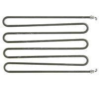 Angelo Po - Radiatore per Bain-Marie 030EBM, 031EBM, 0G0BME, 1G0BME 1450W 230 V, lunghezza 378 mm, larghezza 252 mm, fissaggio a 2 fori 1/4'