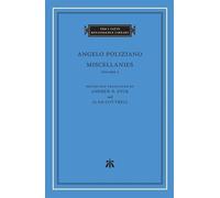 Angelo Poliziano Miscellanies (Copertina rigida) I Tatti Renaissance Library