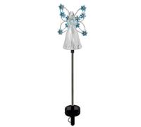 Angelo solare Luci Giardino Esterno - Lampade da giardino a energia solare impermeabili con decorazioni d'angelo fatata | Luce decorativa solare del paesaggio di luci per il patio del cortile del