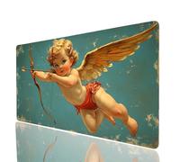 Angelo Tappetino Mouse xxl 1000x500x3mm, Impermeabile Tappetino Mouse Gaming, Mousepad Eros Base in Gomma Antiscivolo Bordi Cuciti Resistenti All'abrasione Mousepad per Scrivania Gaming Laptop JXL2537