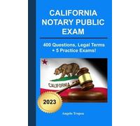 Angelo Tropea California Notary Public Exam (Tascabile)