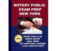 Angelo Tropea Notary Public Exam Prep New York (Tascabile)