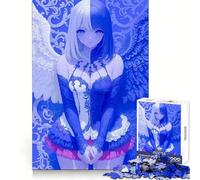 Angelo ﹨u Demone Ragazza Anime Puzzle da 1000 Pezzi per Adolescenti Sviluppo del Cervello Rilassante Facile da Pulire Unire Caldo Regalo di Natale (50x75cm)