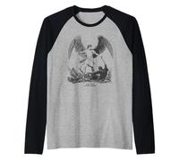 Angelo Vittoria sul Caos Urban Streetwear Maglia con Maniche Raglan