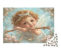Angeloo dai capelli ricci Jigsaw Puzzle 1000pcs (75x50cm) Adulti Arco di Legno Puzzle Gioco EduGattoivo Decorazioni Per La Casa