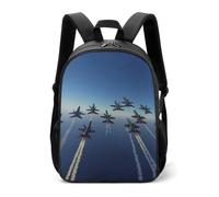 Angels Air Show Flying Casual Daypack Funny Daily Zaini da viaggio Borsa a tracolla per donne uomini