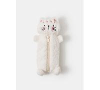 Angels By Accessorize Accessorize l'astuccio a forma di gatto soffice one crema