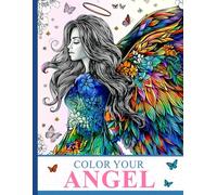 Angels Coloring Book for Adults: Beautiful Angel & Mandala Illustrations for Stress Relief, Relaxation, and Mindful Coloring