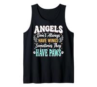 Angels Don't Always Have Wings Sometimes They Have Paws Canotta