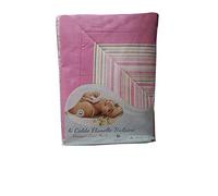 Angel's Line Completo letto singolo flanella Righe Rosa - LAST MODE