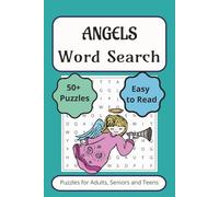 Angels Word Search Puzzle Book: Angels, Angelic, Tranquillity, Peace Word Searches with Easy to Read Print about Funny, Hilarious, Fun and More | 6x9 ... for Vacations, Holidays and Free Times
