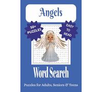 Angels Word Search Puzzle Book: Word Searches with Easy to Read Print about Angels | 6x9 inches, 110 pages, 50+ Puzzles…Gifts for Vacations, Holidays, and Leisure