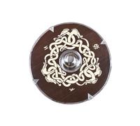 Angelsächsischer Scudo Con Decorazione con Serpente E Rune, 61 CM