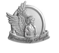 AngelStar 15726 Visiera Clip Grigio