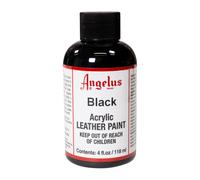 Angelus Acrylic Leather Paint Black 4oz