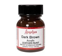 Angelus Brand Acrilico Pelle Colore Bianco 1 Ounce Marrone Scuro
