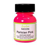 Angelus, colorante acrilico per pelle, da 29,5 ml (etichetta in lingua italiana non garantita) Neon Parisian Pink