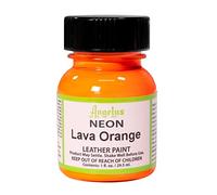 Angelus, Colore acrilico per pelle, 29,5 ml/ Tinta acrilica Angelus, per pelle, Arancio lava neon., 29,5ml