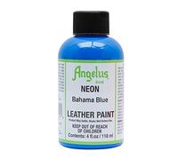 Angelus, Colore acrilico per pelle, 29,5 ml/ Tinta acrilica Angelus, per pelle, Bahama Blue, 118ml