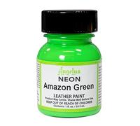 Angelus, Colore acrilico per pelle, 29,5 ml/ Tinta acrilica Angelus, per pelle, Neon Amazonasgrìn, 29,5ml