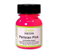 Angelus, Colore acrilico per pelle, 29,5 ml/ Tinta acrilica Angelus, per pelle, Neon Pariser rosa., 29,5ml