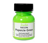 Angelus, Colore acrilico per pelle, 29,5 ml/ Tinta acrilica Angelus, per pelle, Neon Popsicle Grn, 29,5ml