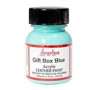 Angelus, Colore acrilico per pelle, 29,5 ml/ Tinta acrilica Angelus, per pelle, Scatola regalo blu., 1 Oz Standard