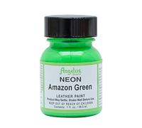 Angelus, Colore acrilico per pelle, 29,5 ml/ Tinta acrilica Angelus, per pelle, Verde (Amazon verde / Amazon Green), 118ml