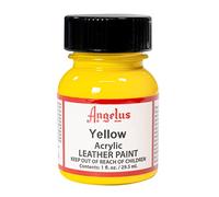 Angelus - Colore Acrilico per Pelle, Giallo., 1 Oz Standard