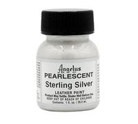 Angelus Leather Paint 1 Oz Pearl Sterl Silver