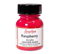 Angelus Leather Paint, Raspberry, 1 ounce jar (720-01-268)