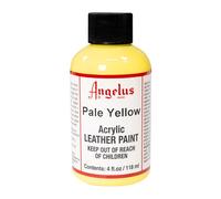 Angelus - Vernice acrilica per pelle 118ml / 4oz Giallo pallido