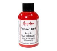 Angelus - Vernice acrilica per pelle 4 Ounces Rosso (Autumn Red)