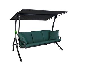 Angerer Elegance Sun - Dondolo a 3 posti, Colore: Verde