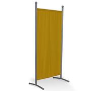 Angerer Freizeitmöbel GmbH Divisorio piccolo (178 x 82 cm) argento, telo giallo
