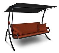 Angerer Freizeitmöbel GmbH Dondolo Elegance Joy - Dondolo da giardino Made in Germany - Altalena per sedersi, sdraiarsi e rilassarsi, con funzione letto - Montaggio semplice (Terra)