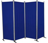 Angerer Freizeitmöbel GmbH Paravento 4 pezzi Swingtex blu