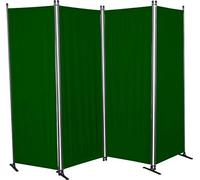 Angerer Freizeitmöbel GmbH Paravento 4 pezzi Swingtex verde