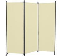Angerer - Paravento 3 Pezzi in PE, Beige, 165 x 2 x 165 cm, 630/006/12