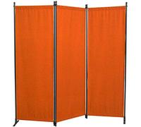 Angerer - Paravento 3 Pezzi in PE, Terracotta, 165 x 2 x 165 cm, 630/006/11
