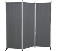 Angerer Paravento a 3 pezzi con rivestimento poliacrilico, colore: champagne