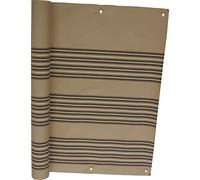 Angerer Paravista per Balcone Design No. 8300 Marrone-Beige, 75 cm, Lunghezza: 6 Metro
