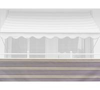 Angerer Paravista per Balcone Design No. 8300 Marrone-Beige, 90 cm, Lunghezza: 8 Metro