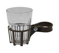 Angerer Porta Bevande per Dondolo Mocca, Bicchiere Trasparente