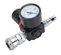 ANGGREK 1/4 "di Regolatore di Pressione del Regolatore di Pressione Dell'aria Blogoraggio di Regolazione Dell'aria per gli Strumenti di Vernice per Pistola a Spruzzo 0-145 Psi Gamma