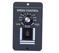ANGGREK 10A Controller di velocità del Motore DC 12V-60 V Governatore Regolabile con Funzione di Arresto CW CCW per la Regolamentazione del Ventilatore a Motore DC Industriale