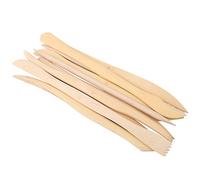 ANGGREK 10pcs Strumenti di Intaglio di Argilla in Legno Impostati per la Modellazione di Sculture di Argilla Polimerica con 10 Diverse Forme di Attrezzi da Ceramica Fai da Te Kit di