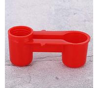 ANGGREK 20pcs Bird Bevir Fontana Connessione a Prova di Perdite Salva Acqua e Droghe Igieniche Facili da Pulire Il Bordo Liscio Riduce Le Lesioni con Materiale in PVC per Gli Uccelli Pollame