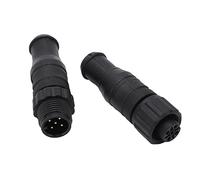 ANGGREK 2pcs NMEA 2000 Terminator, Imposta M12 5 Pin IP67 per le Reti di Navico Simrad B G di Lowrance con Terminatori Femminili Maschili in Plastica ABS